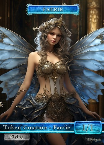 Blue Faerie #19 Ai Art